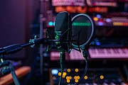 Podcast-Mikrofon